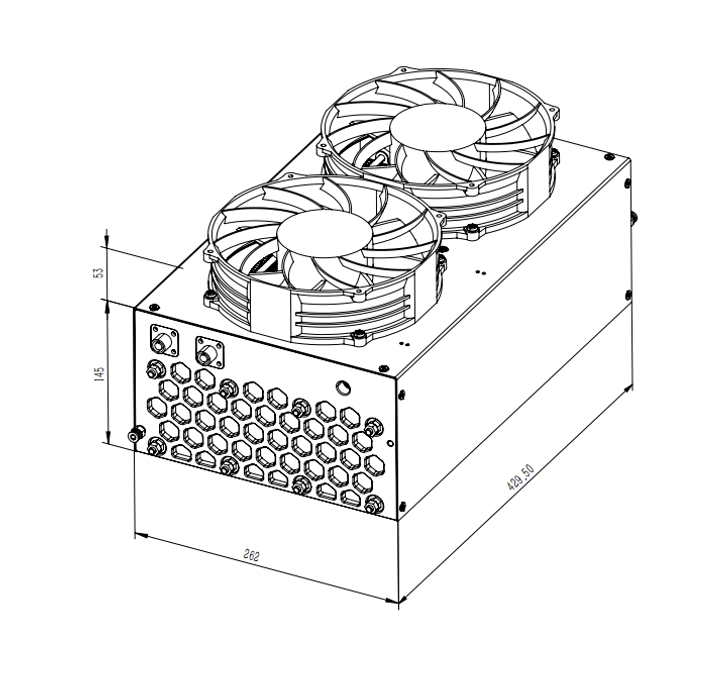 H2Gatech 5000W Fuel Stack