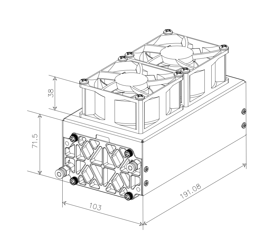 H2Gatech 500W Fuel Stack
