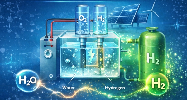How Electrolysis Produces Green Hydrogen