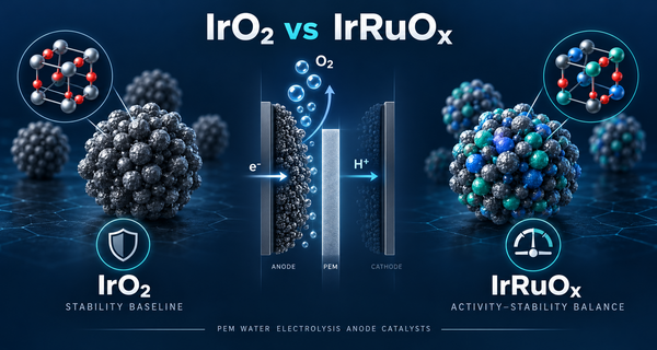 IrO2 vs IrRuOx: PEM Electrolyzer Catalyst Guide